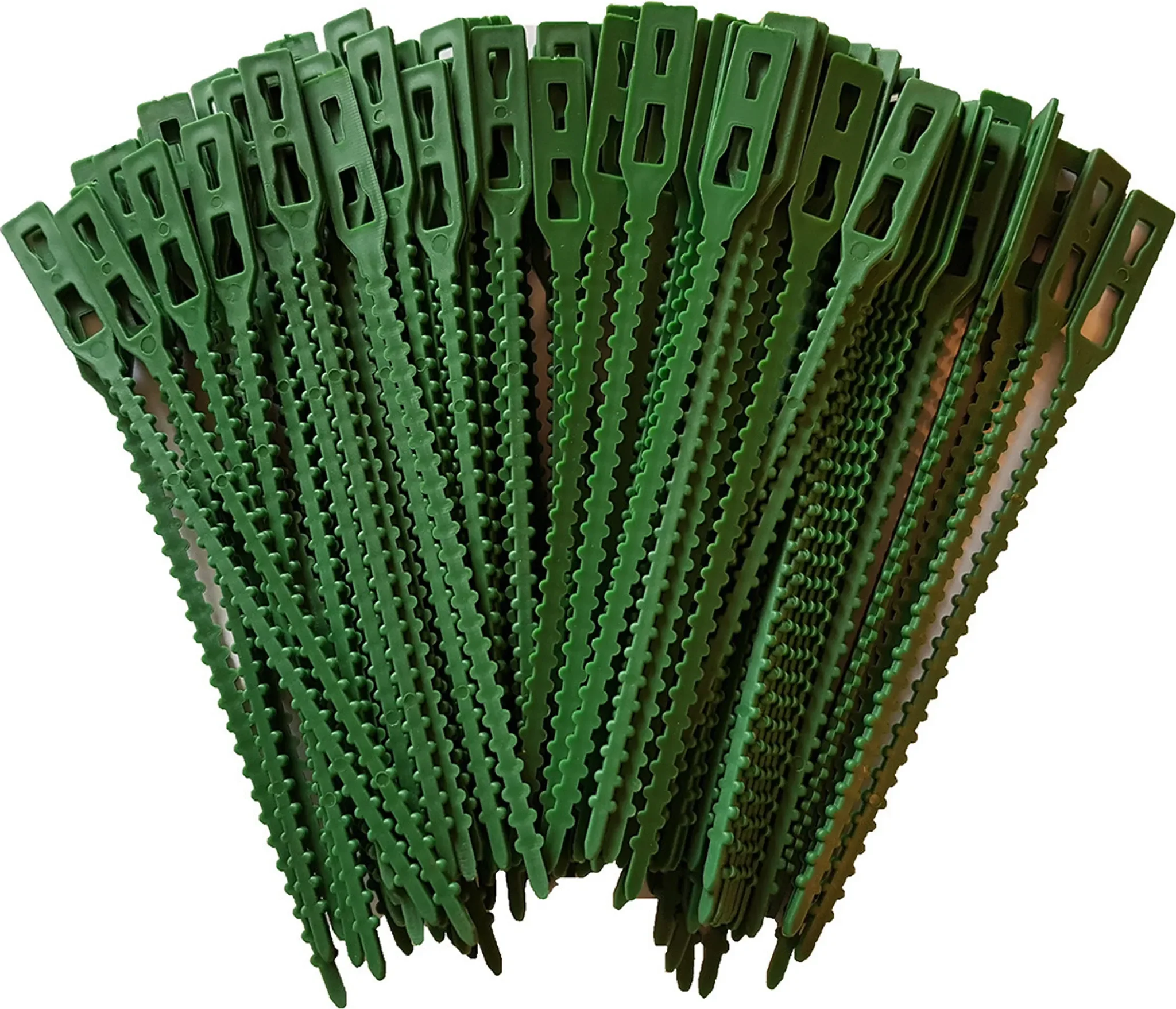 KINZO – Pflanzenklemmen 100er-Set, 13 cm, Grün