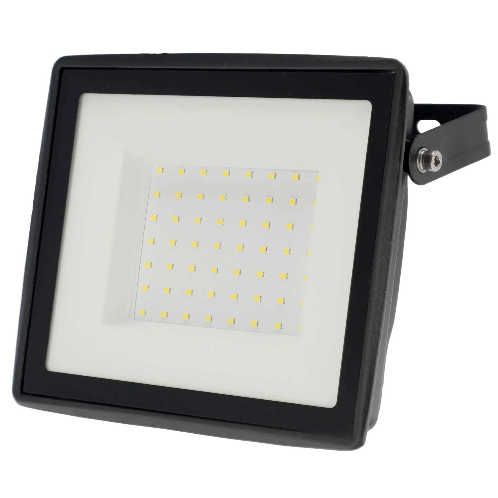 EDO – LED Außenstrahler „Doran“ 50 W, 4300 lm, 4000 K, IP65, schwarz
