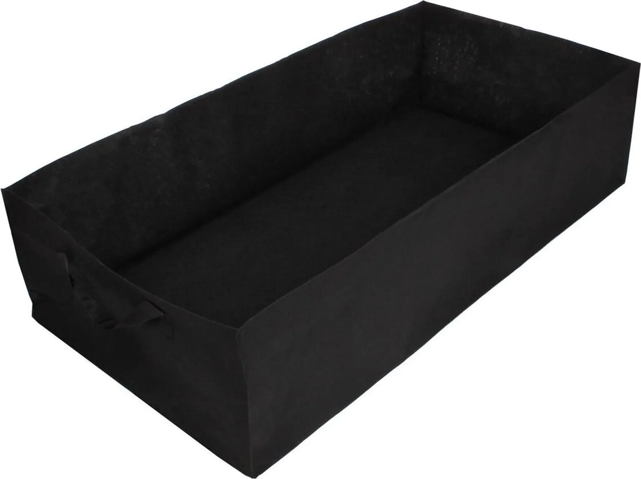 Merco – Box Grow Bag 120 L rechteckig aus Textilvlies, schwarz